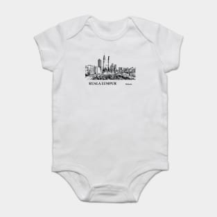 Kuala Lumpur Malaysia Baby Bodysuit